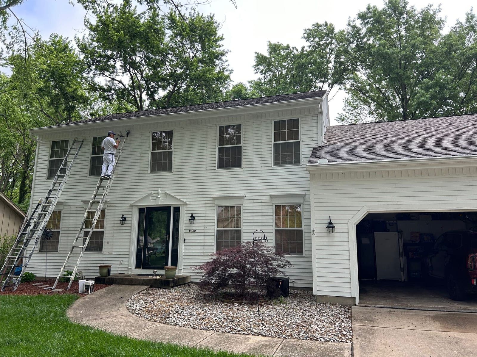 Exterior wood rot replacement and prep