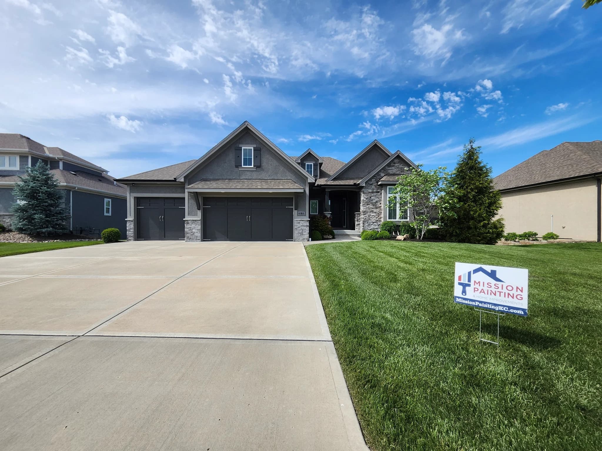 Painting project in Overland Park by Mission Painting β after