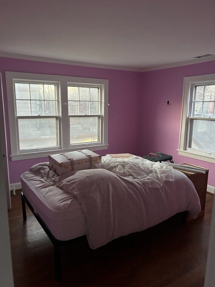 Bedroom after professional painting by Mission Painting